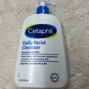 Cetaphil Daily Facial Cleanser, 16 fl oz (473 ml) Normal to Oily Skin